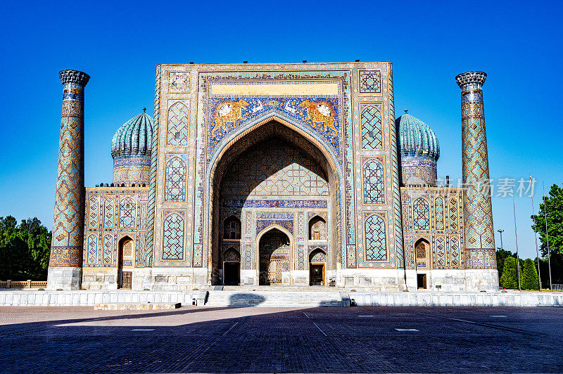 Sherdor Madrassah, Registan广场，撒马尔罕